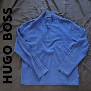 Hugo Boss Regular Fit quarter zip pullover sweater